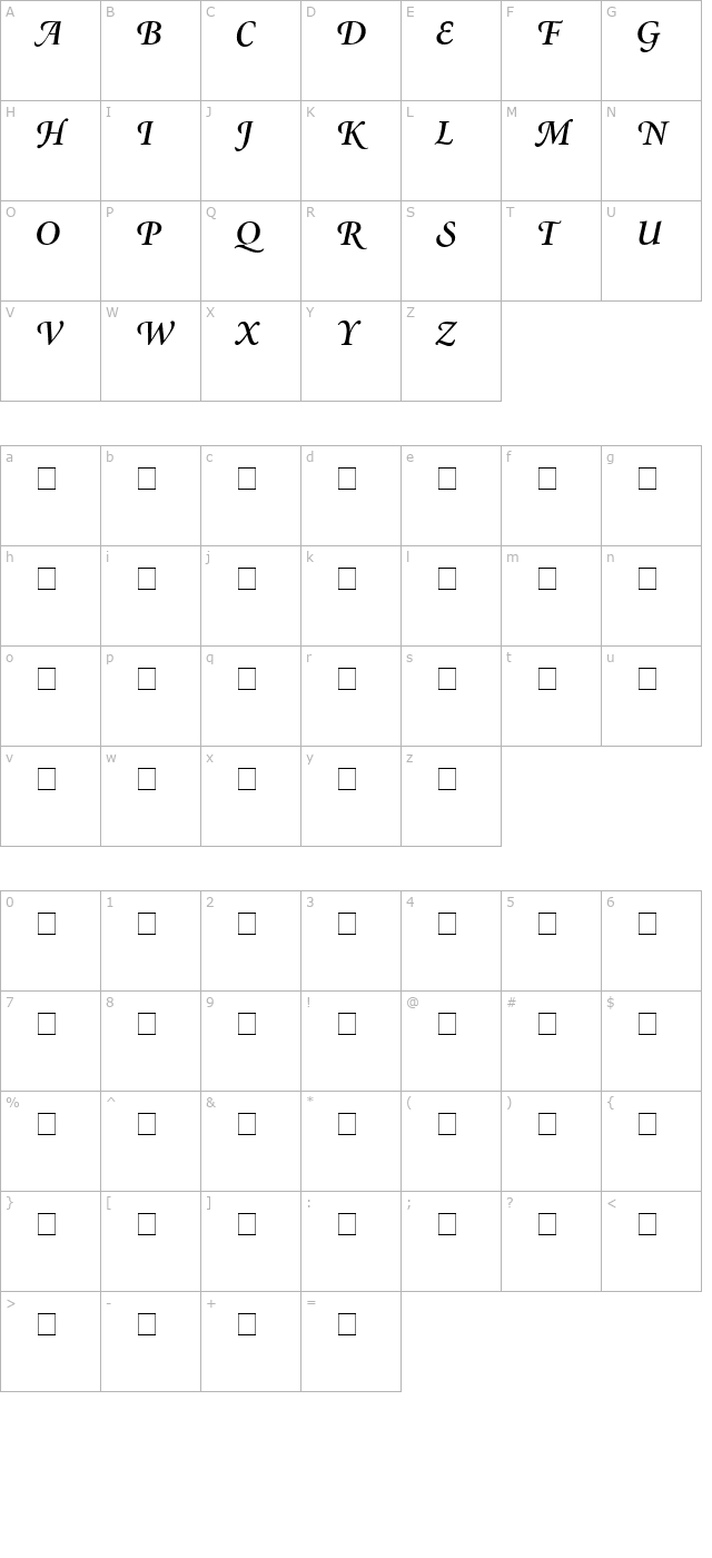 atlantix-swash-ssi-semi-bold-italic character map