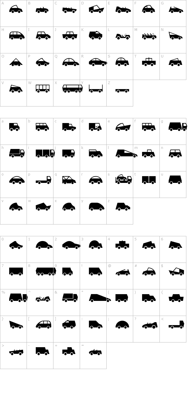 autobats character map