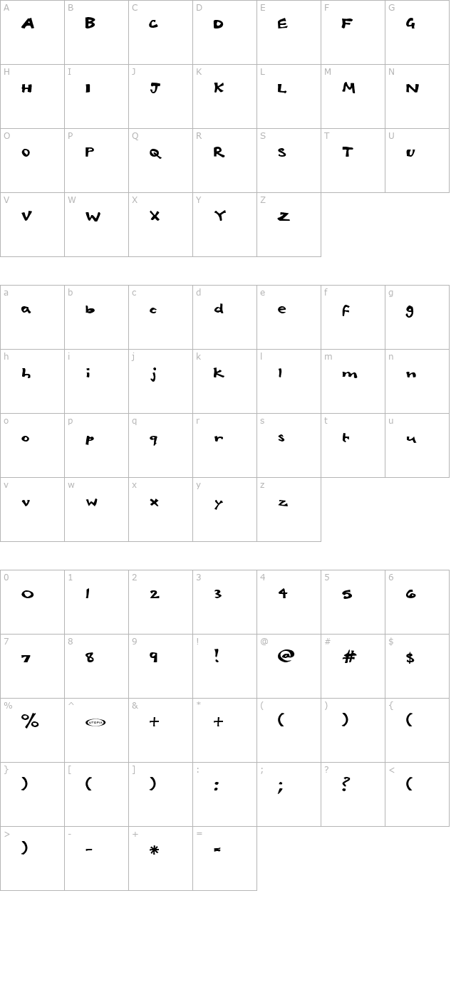 babelfish character map