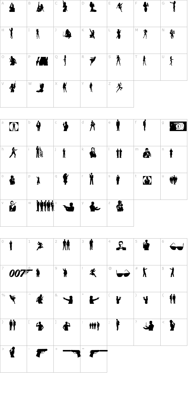 babes-bond character map