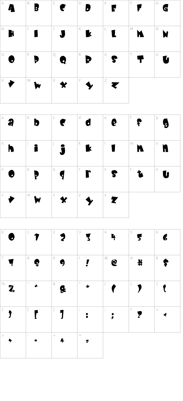 baby-kruffy character map