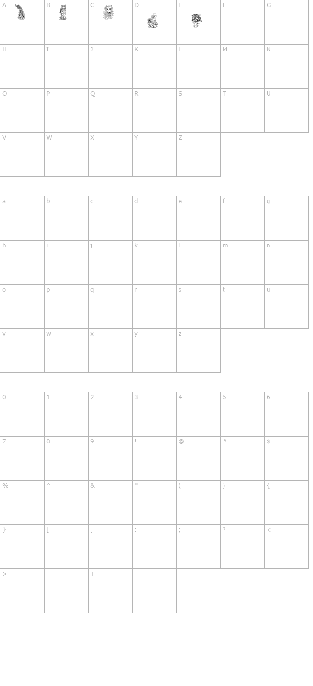 babys-breathregular character map