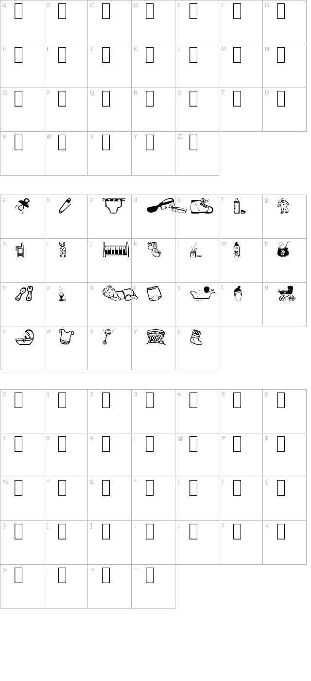 babys-world character map