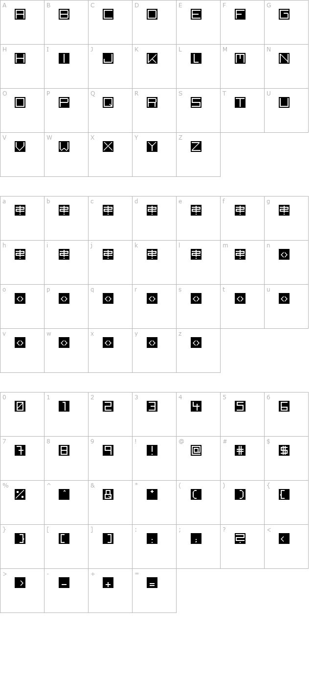 back to heavy coat fat ground Regular character map