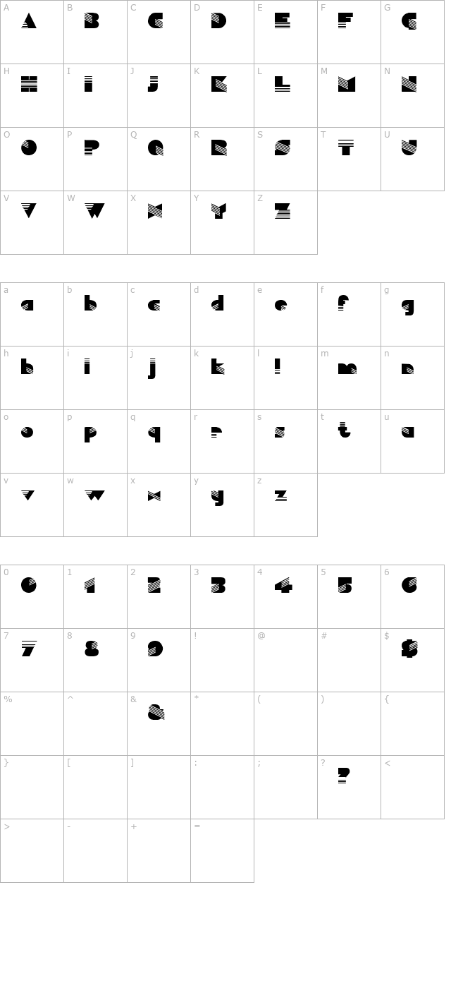 Bad Luck 1 character map