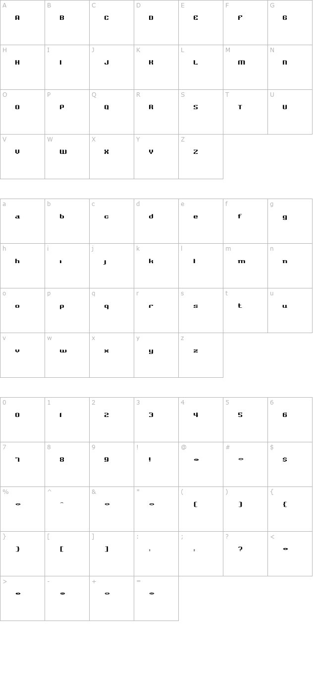 BadlocICG-Compression character map