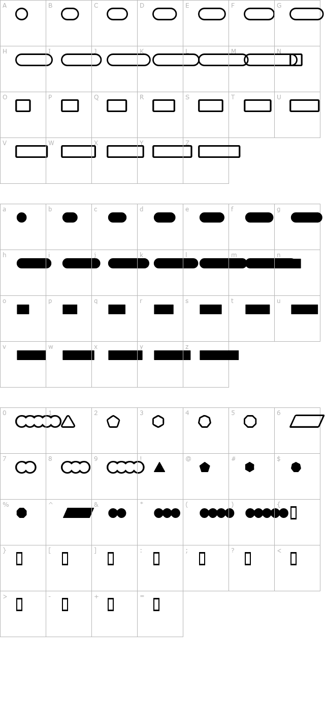 basic-button character map