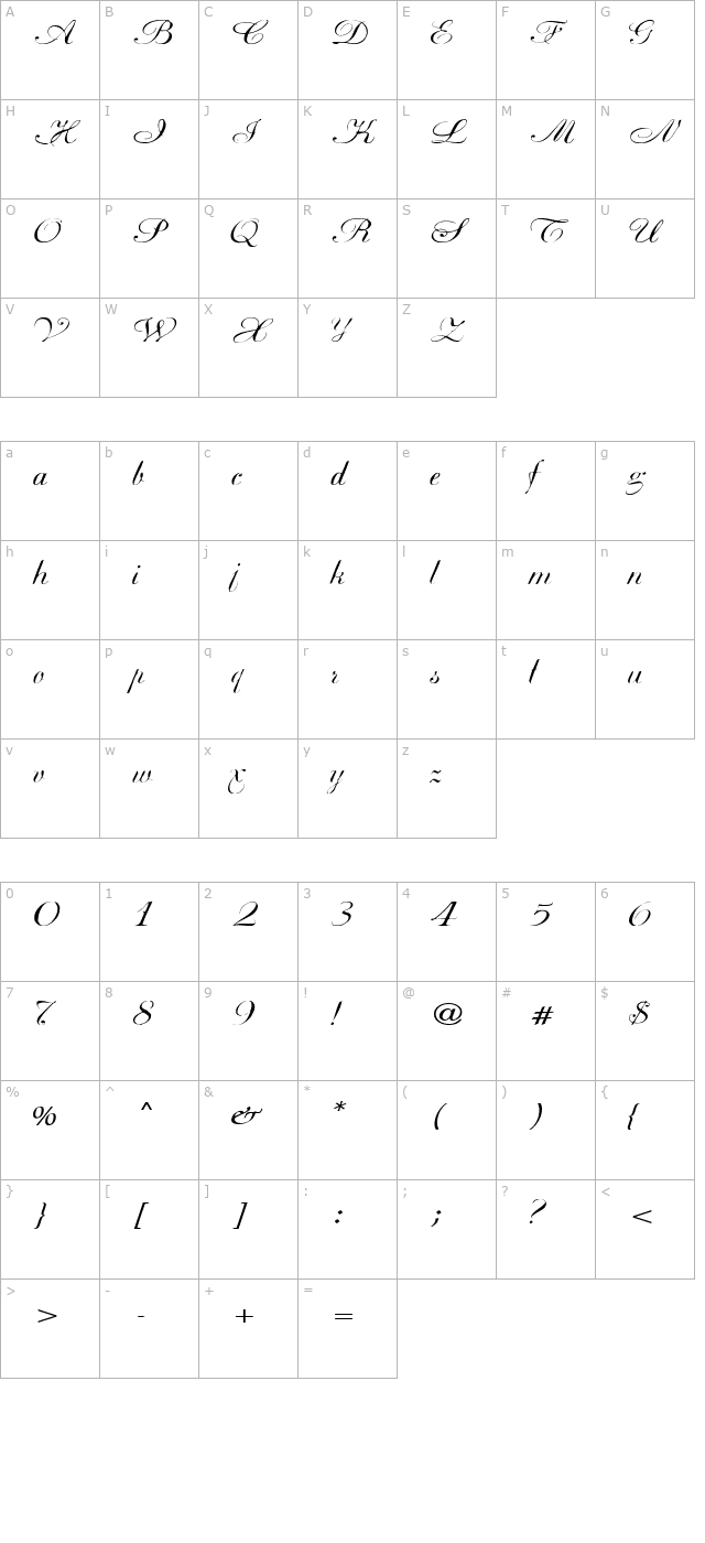 basic-class-a-extended character map