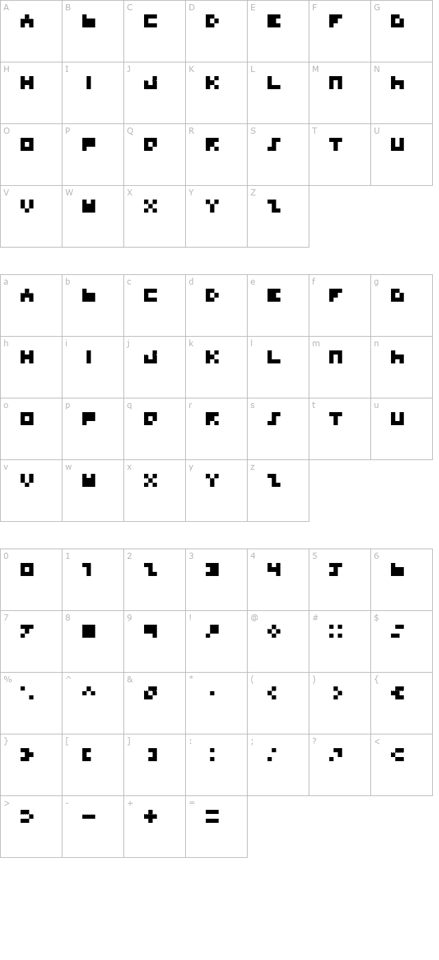 bd-tinyfont character map