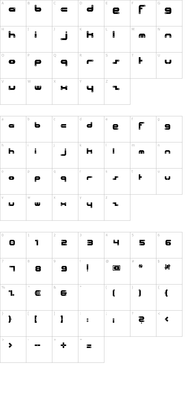 beach-house-stars character map