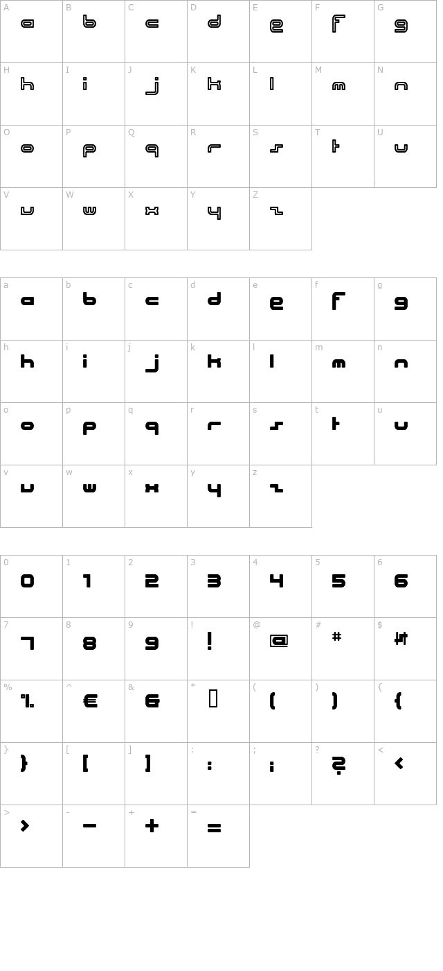Beach House character map