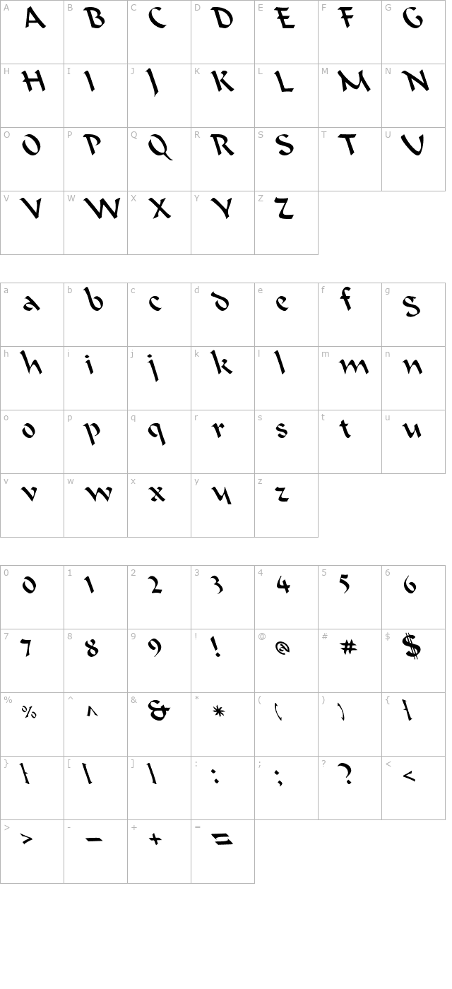 Beanie Lefty Casual character map