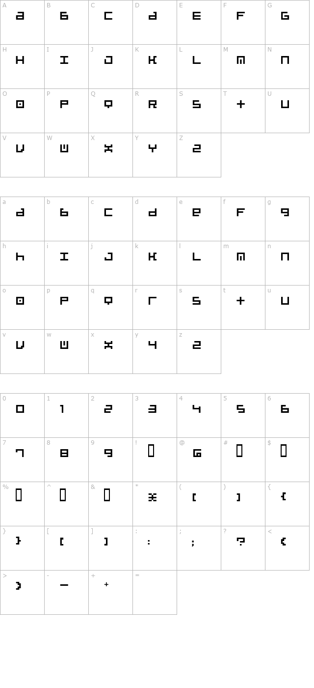 beatbox character map