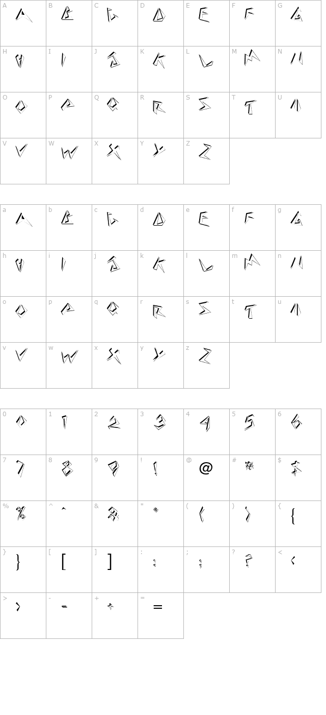 beehive character map