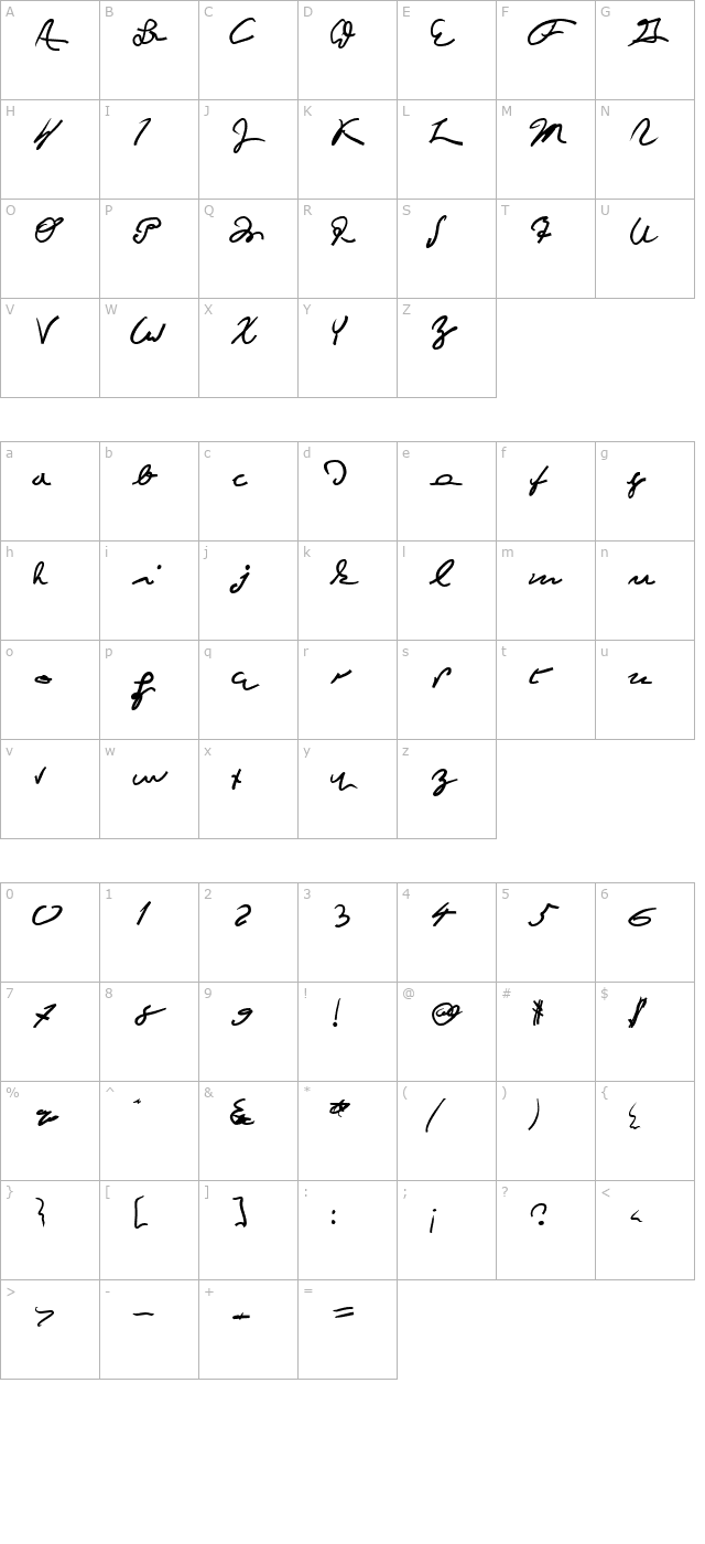 beethoven-def character map