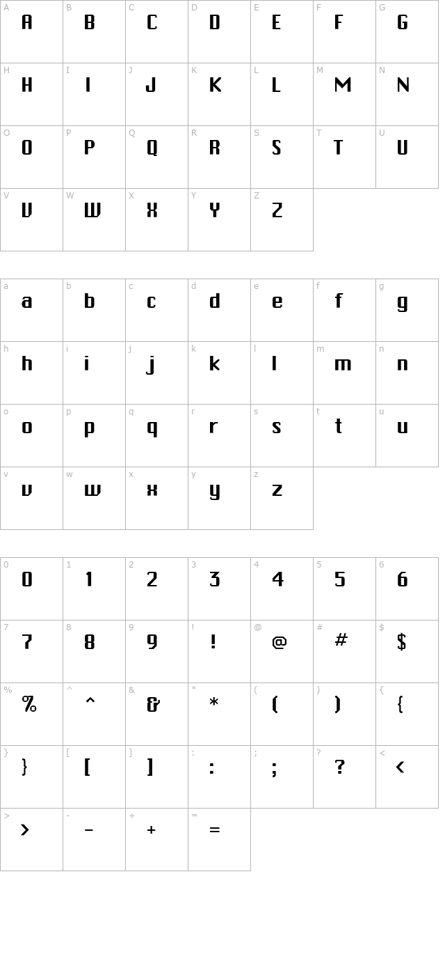 beijing-ssi-light character map