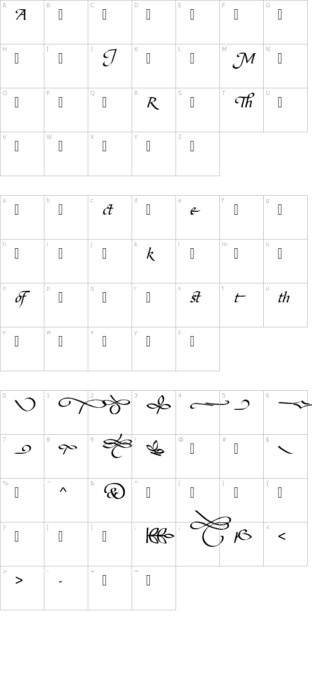 biblescrswaaltt character map