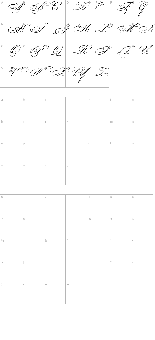 bickham-script-mm-swash-capitals-600-wt character map