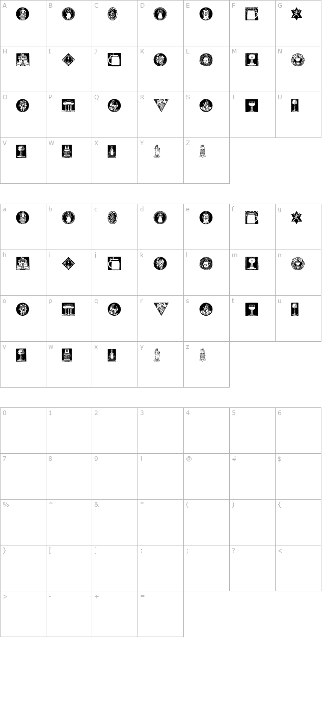 bier-und-wein character map