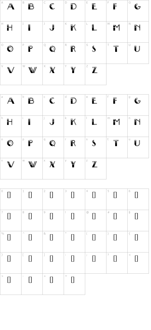 Big Lou character map