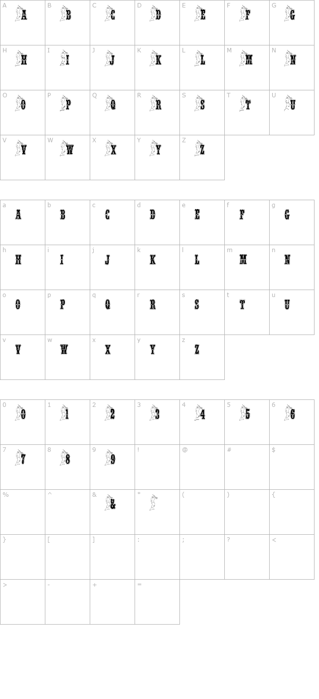 bjf-merman character map