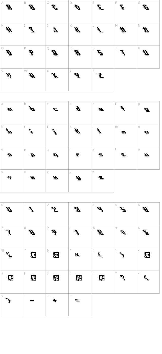 block-tilt-brk- character map