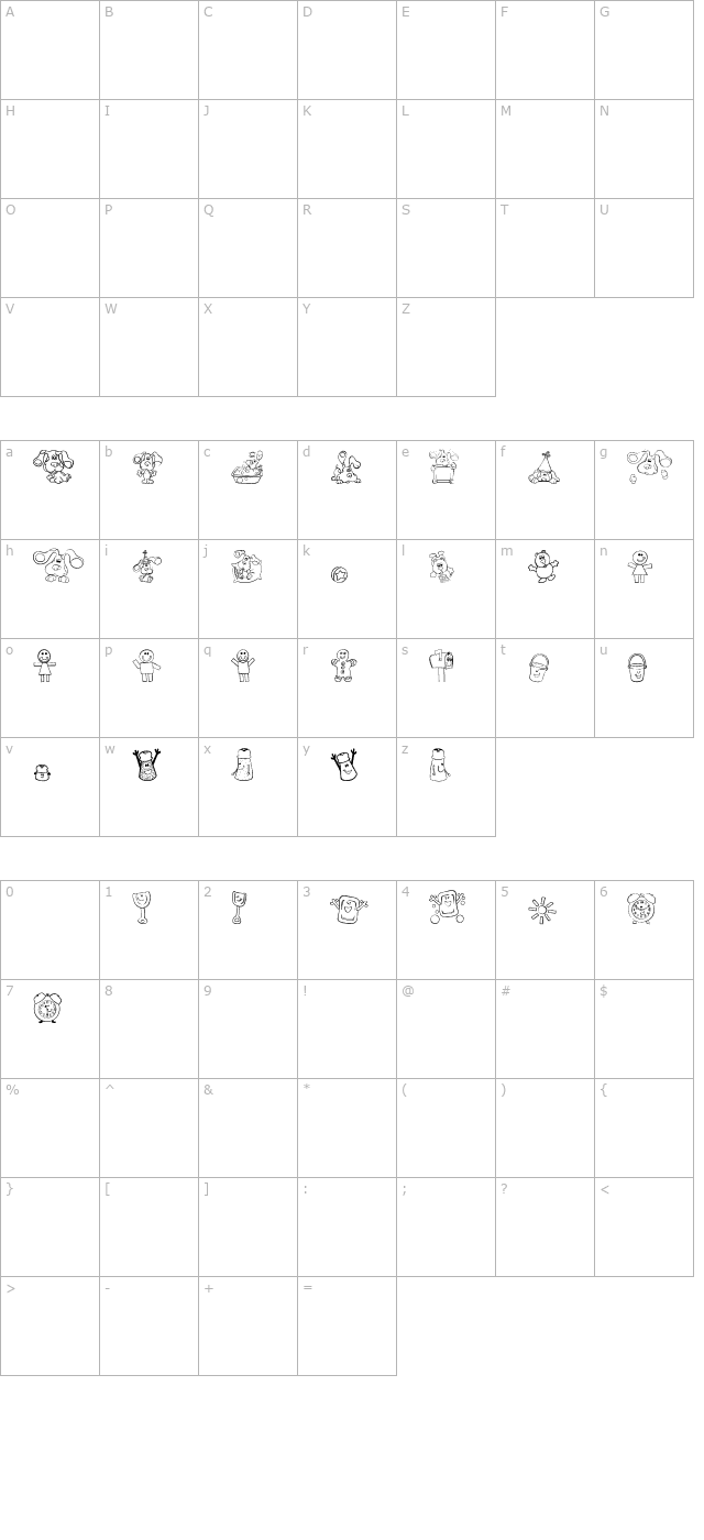 blues-clues character map