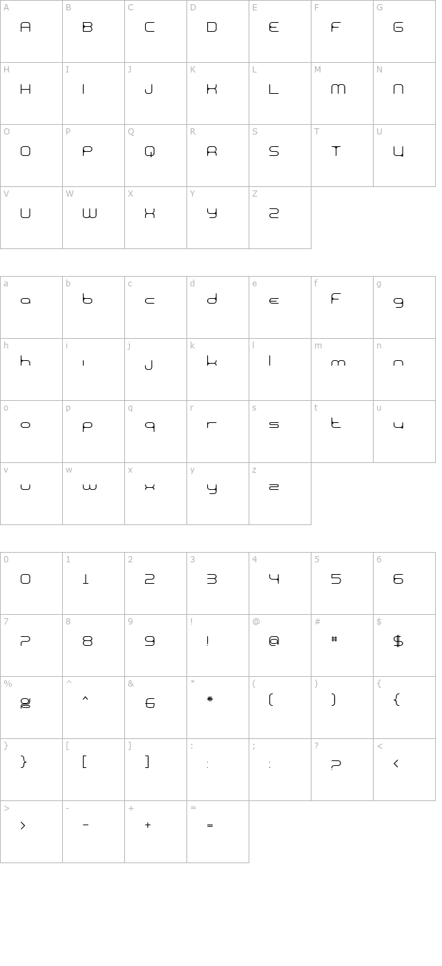 bn-expoo character map