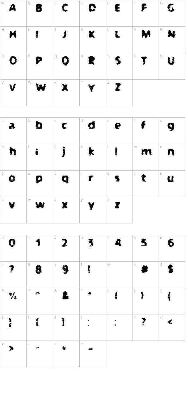 BN-Gangsters character map