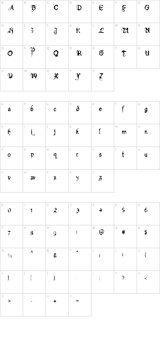 bolt-cutter-light character map