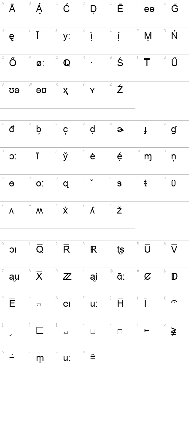 bookshelf-symbol-5 character map