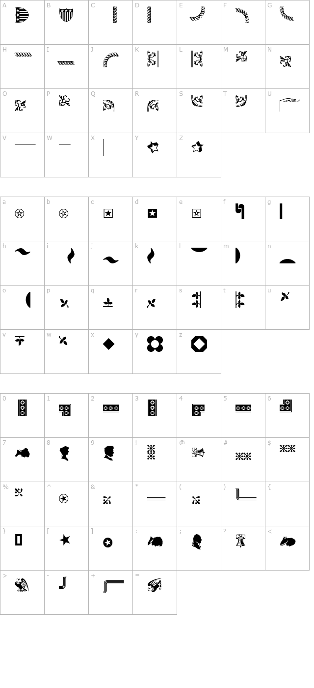 borders-ornaments-1-att character map