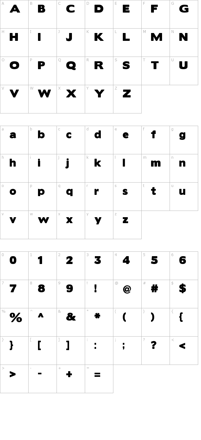 borisblackbloxx character map