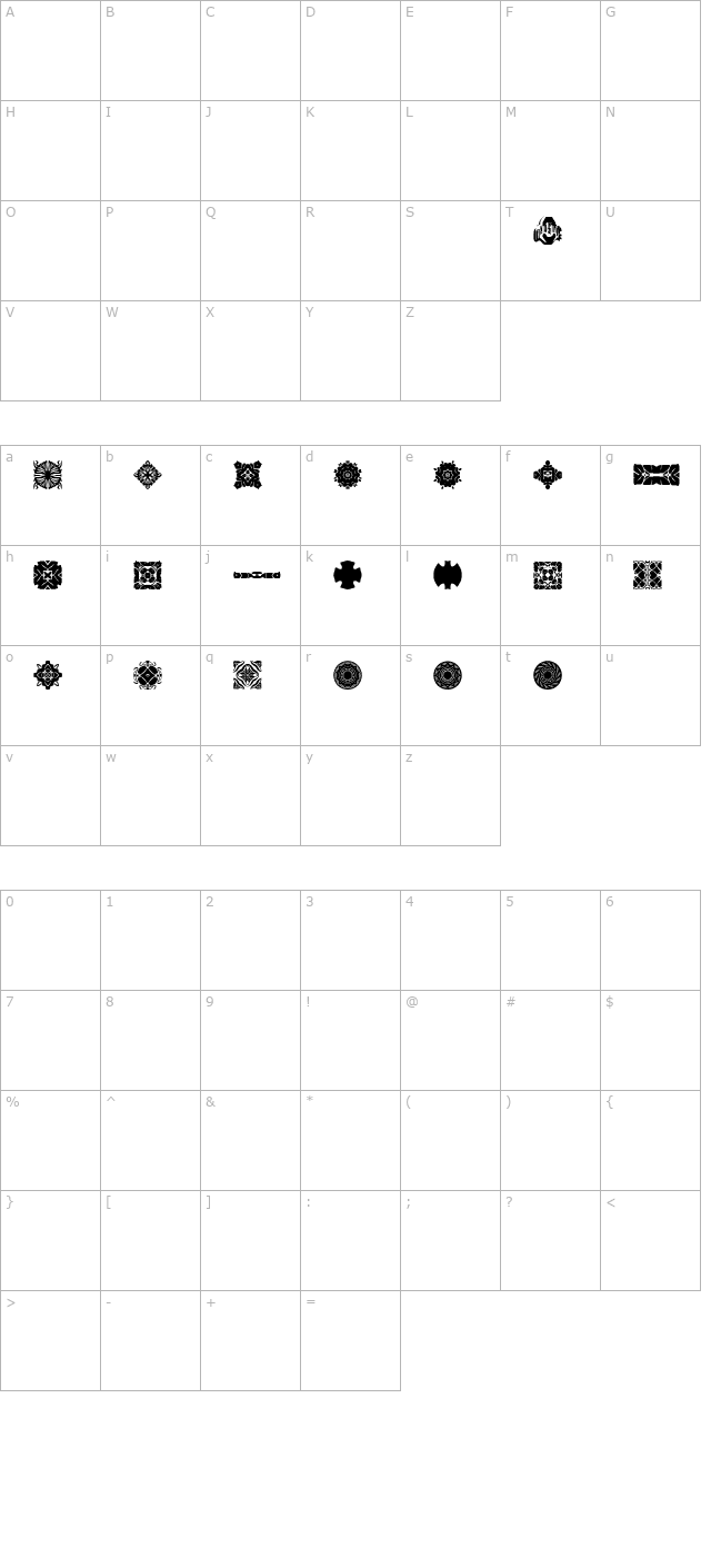 BR 4 My Dad character map