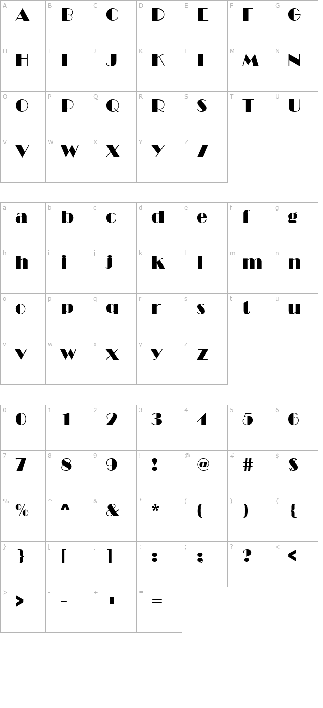 broad-avenue character map