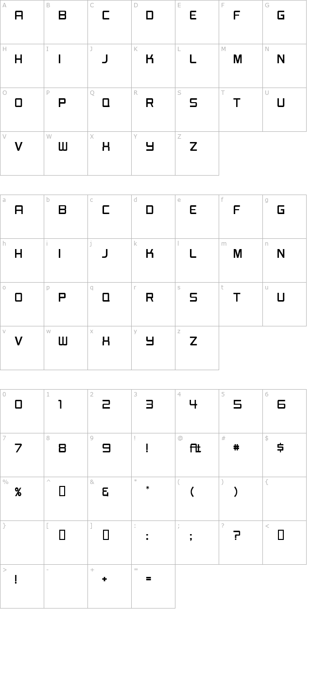 burger-joint-jl character map