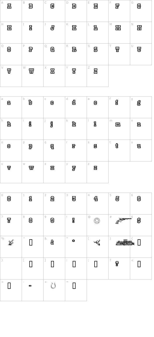 burris-ghost-town character map