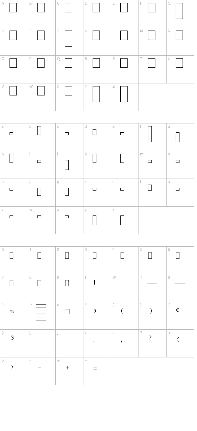 bv-rondes-boite character map