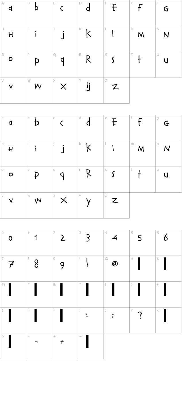 calvin-and-hobbes-normal character map