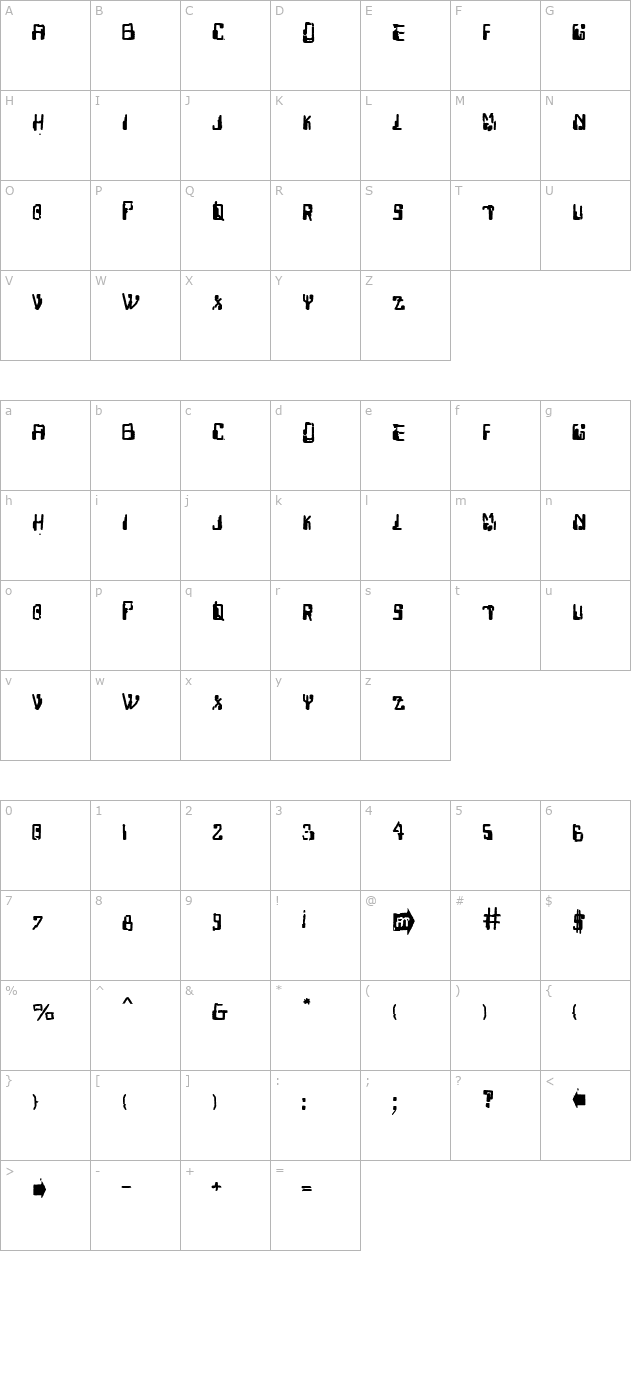 Capricorn38Explo character map