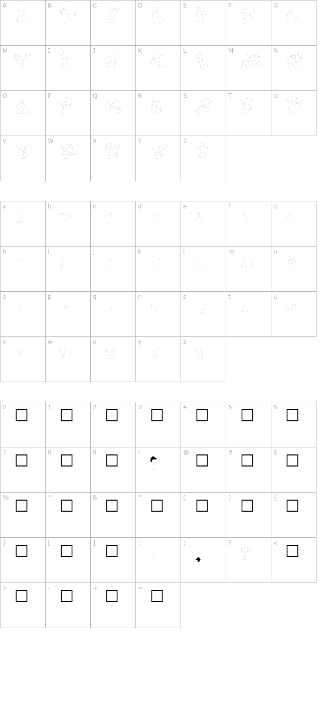 CarolesChunk character map