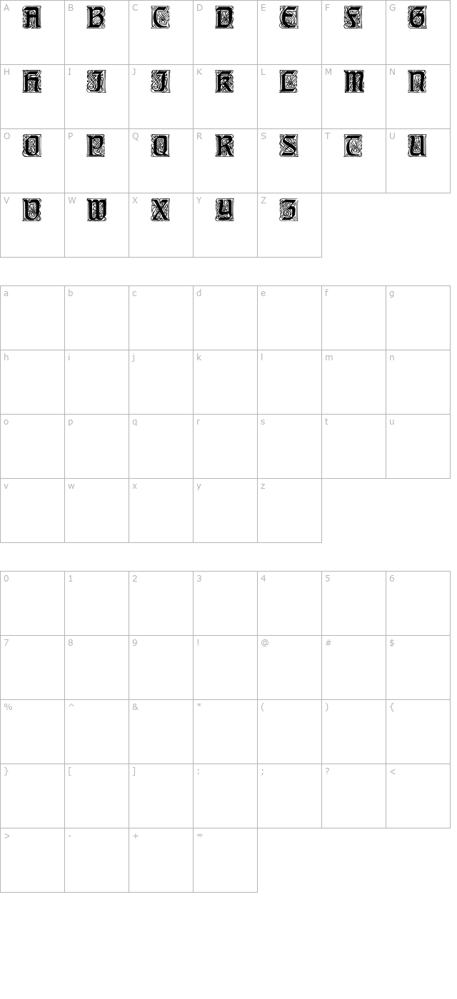 carrickcaps-caps character map