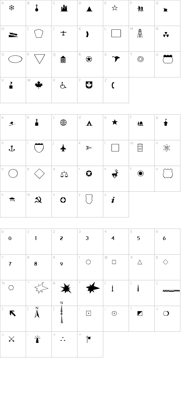 cartographer-light-ssi-light character map