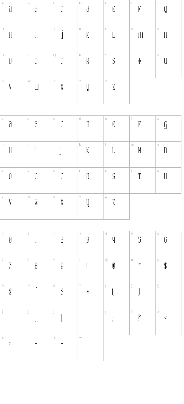 Catharsis Requiem character map