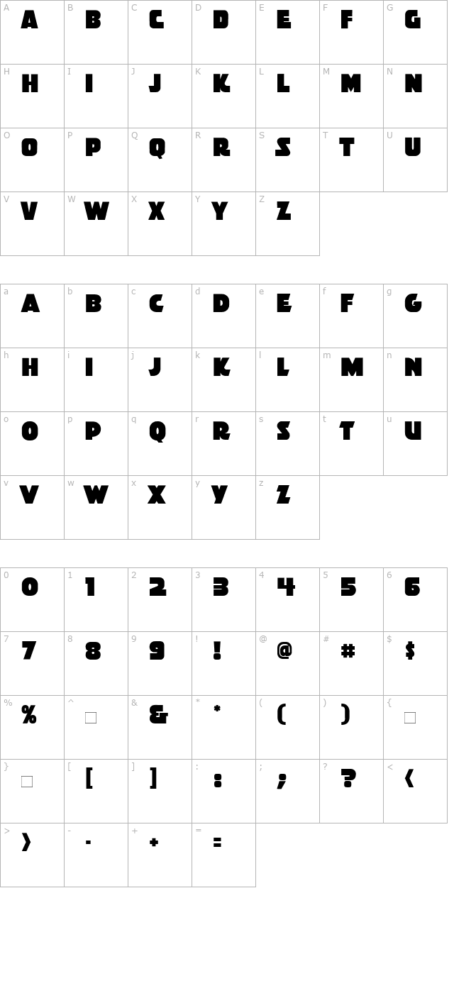 CCStormtrooper character map