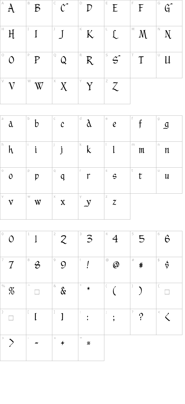 ccyuletidelog character map