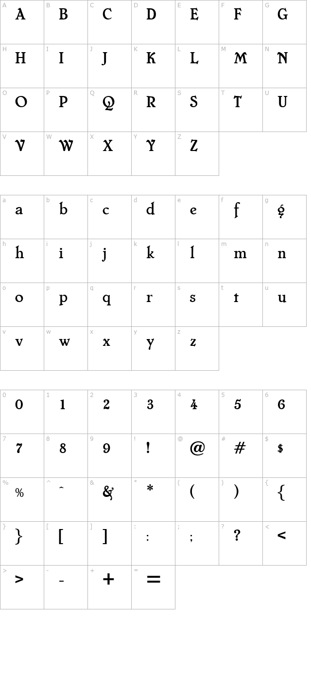 cheboygan character map