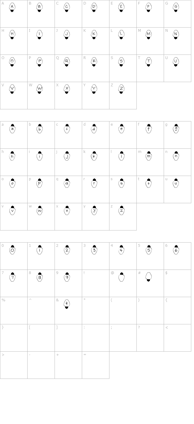 christmas-lights character map