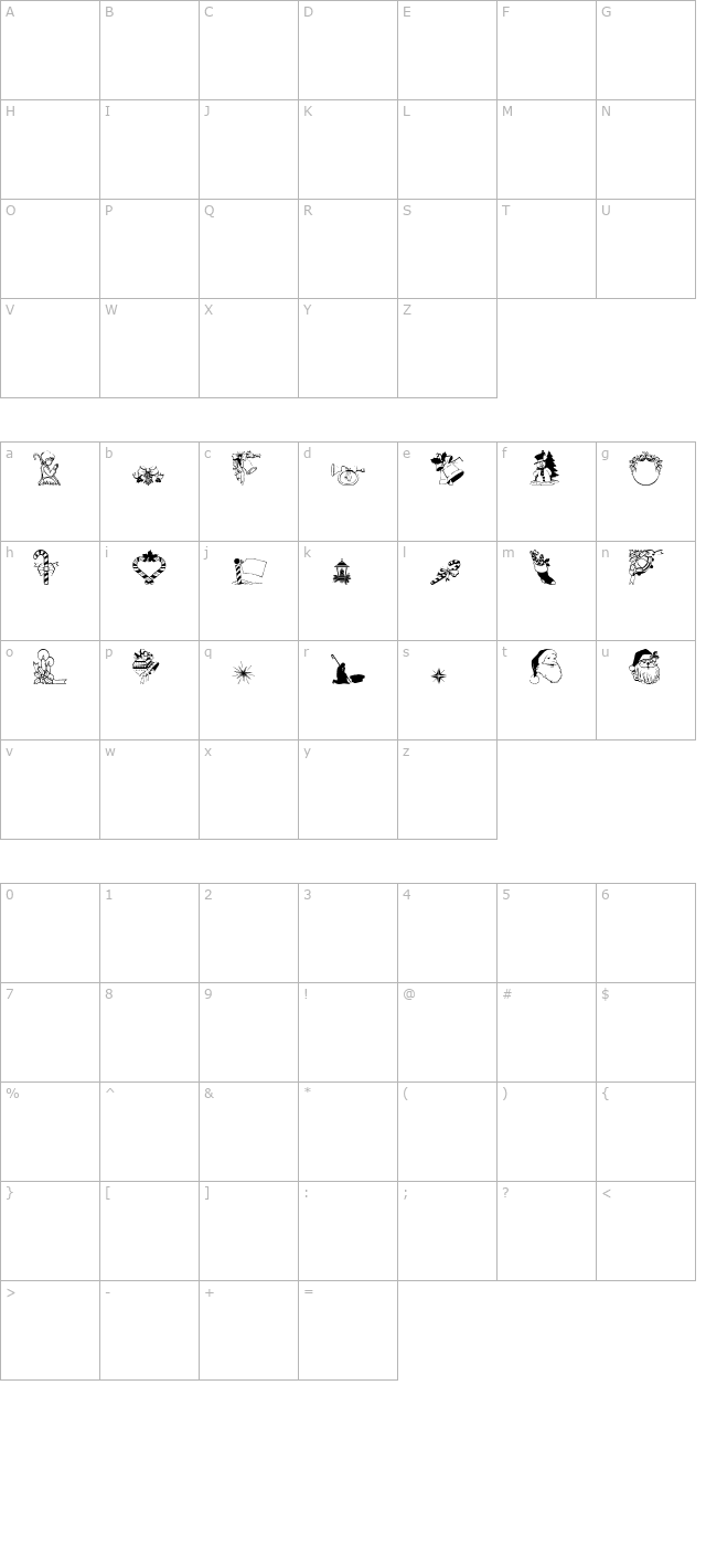 Christmas3 character map