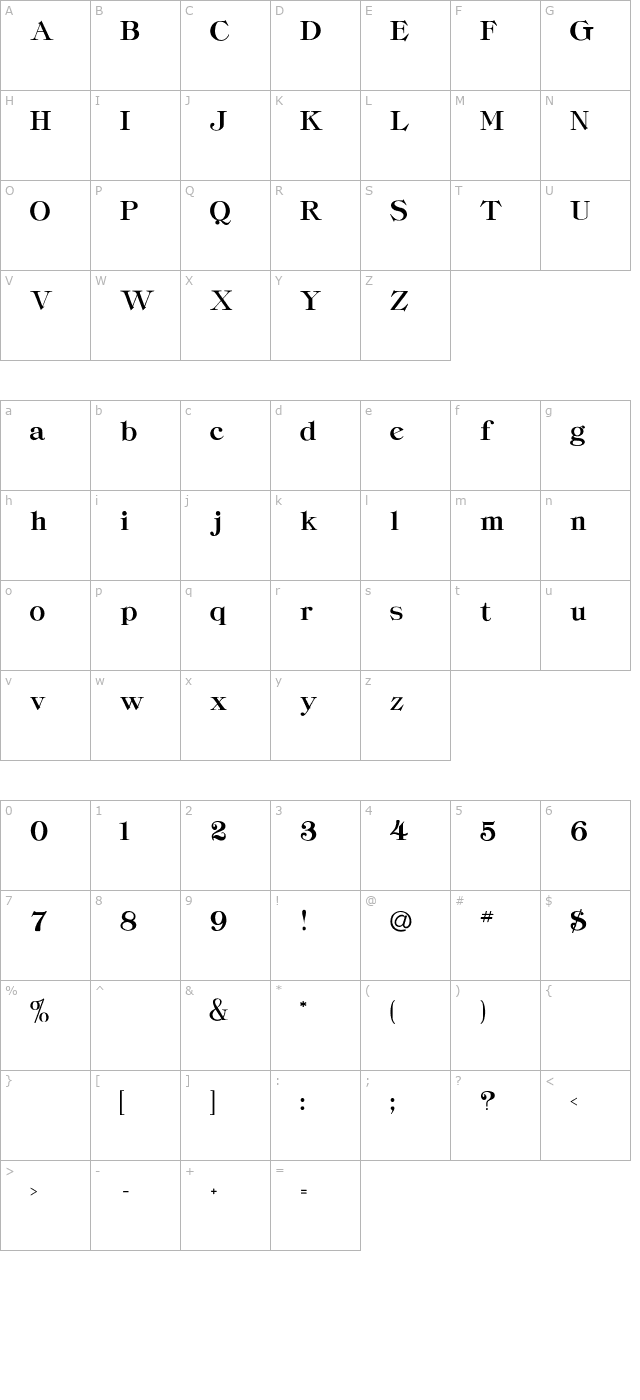 classicheavy-li character map